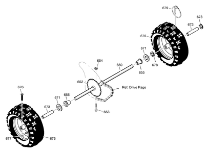 Part Location Diagram of 780029 Briggs and Stratton Nut 1/4-20 hexnyl